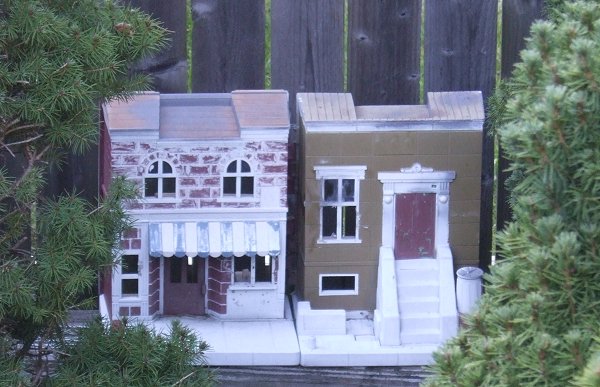 These were painted almost 20 years ago and have spent most winters outside.  Yes, they need a repaint, but they've outlived a bunch of other &quot;name-brand&quot; buildings.