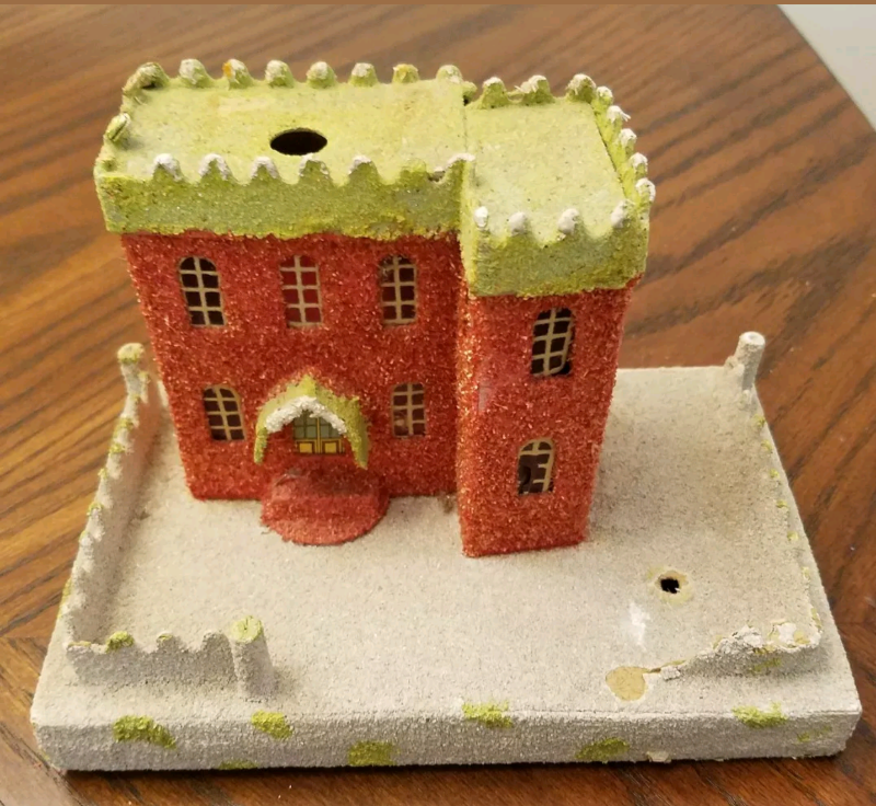 Clock house in as purchased state.