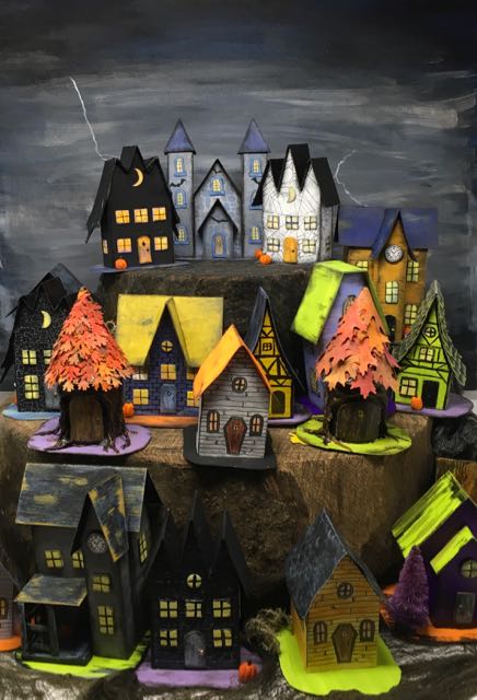 13 Days of Halloween challenge Halloween houses.jpg