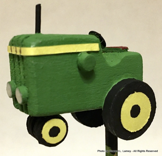 assembled, painted, detailed and ready for three clear coats of poly acrylic and blush of glass glitter