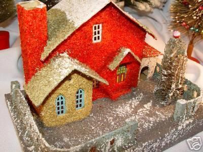 online auction Christmas putz item