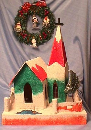 online auction Christmas putz item