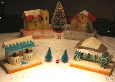 online auction Christmas putz item