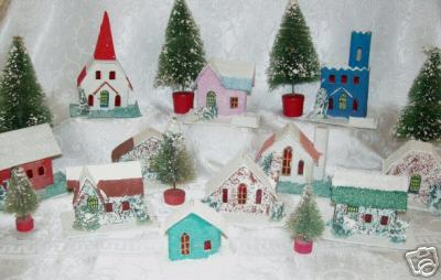 online auction Christmas putz item