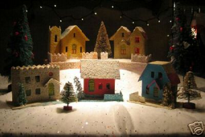 online auction Christmas putz item