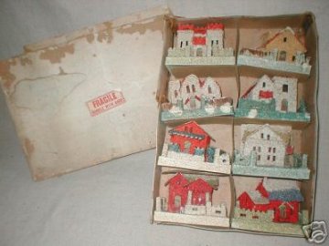 online auction Christmas putz item