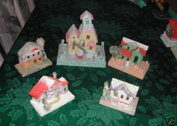 online auction Christmas putz item