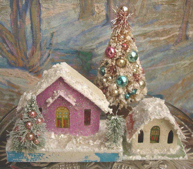 online auction Christmas putz item