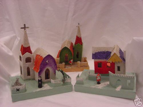 online auction Christmas putz item