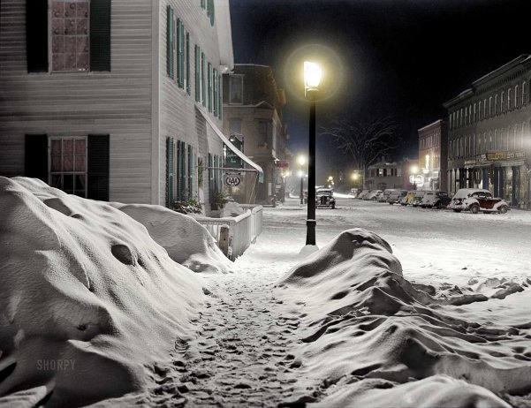 Woodstock, Vermont Christmas 1940