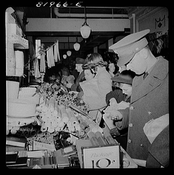 Woolworth's store Christmas 1941