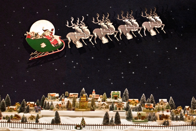 Christmas store window