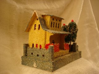 Margaret O'Brien Christmas Christmas village house from 
movie still photo