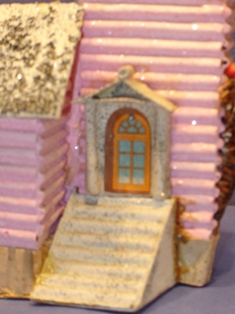 Antique Collectible Christmas Village Putz House