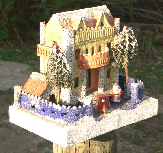 Japanese Christmas village house