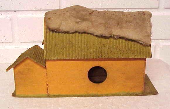 Antique Collectible Christmas Village Putz House