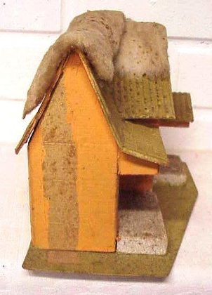 Antique Collectible Christmas Village Putz House