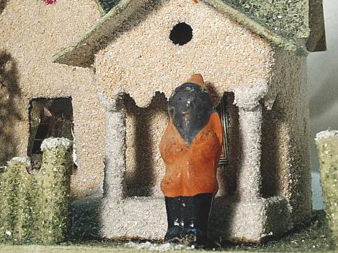 Vintage Christmas village putz house