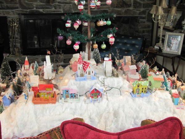 Christmas village layout