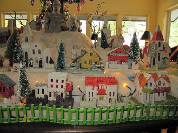 Christmas village layout
