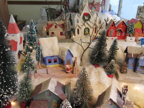 Christmas village layout