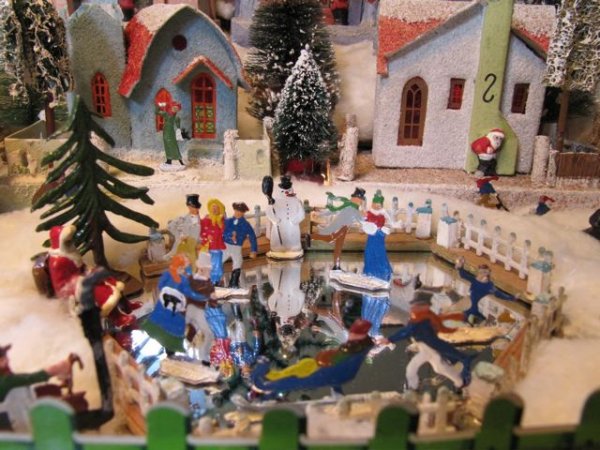 Christmas village layout