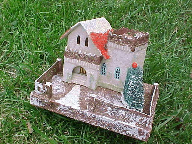 large Made-in-Japan cardboard Christmas houses