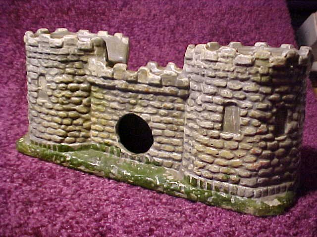 Japanese plaster castle rear view