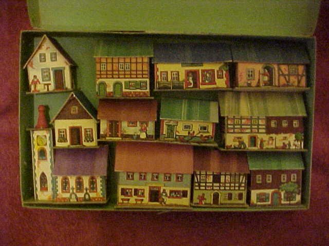 German Christmas village set