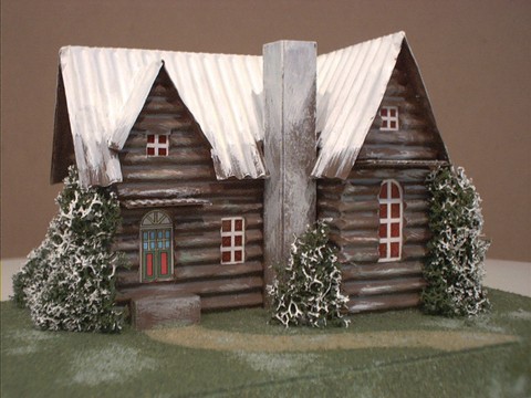 New cardboard Christmas house for sale