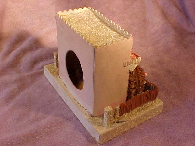 Christmas village putz house