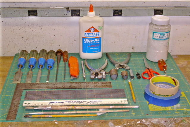 Original home made Christmas putz house