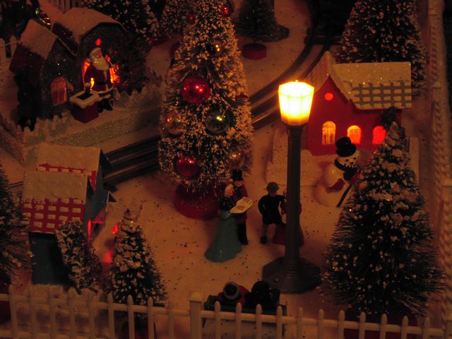 vintage Lionel Trains Christmas putz