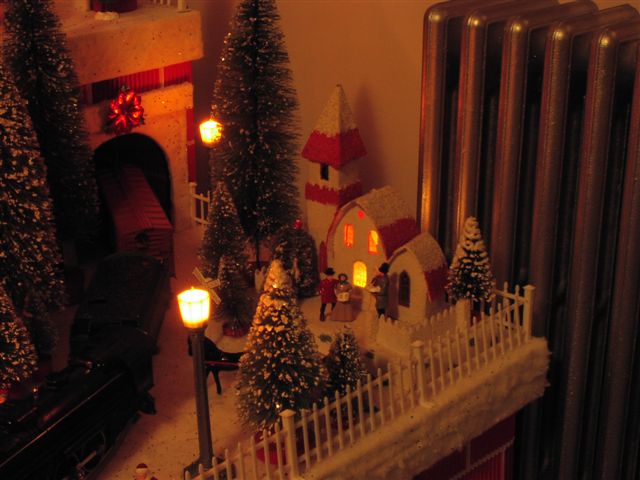 vintage tinplate trains display