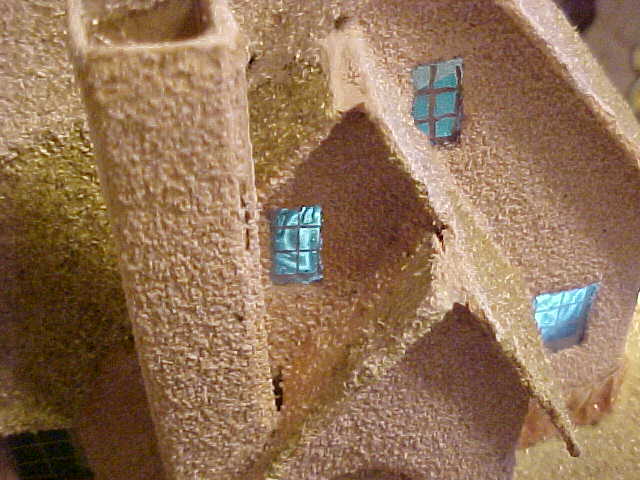 Antique Christmas village putz house collectible