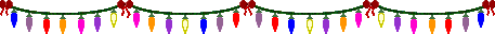 Christmas light string graphic