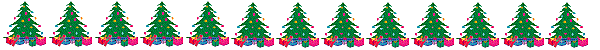 Christmas tree line graphic