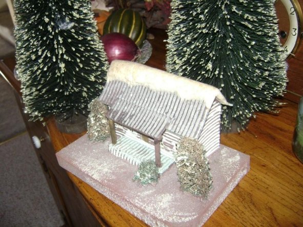 Christmas Log Cabin