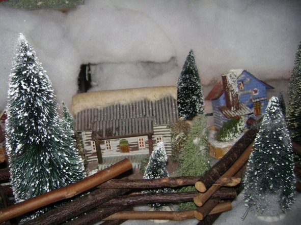 Christmas Log Cabin