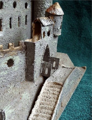 Antique Christmas Village Putz House