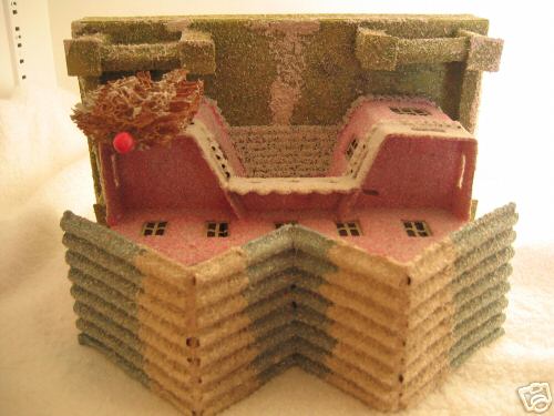 Antique Christmas Village Putz House