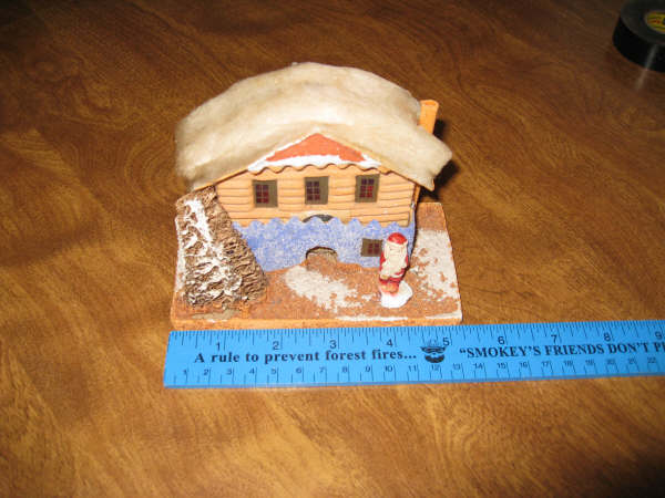 Antique Collectible Christmas Village Putz House
