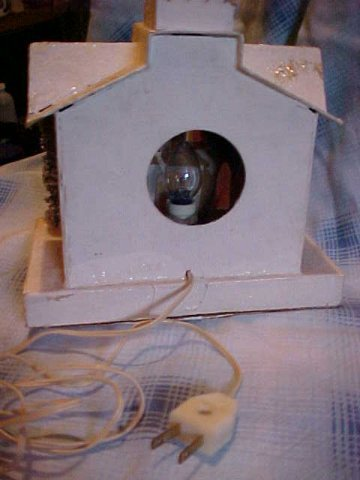 big Christmas village church