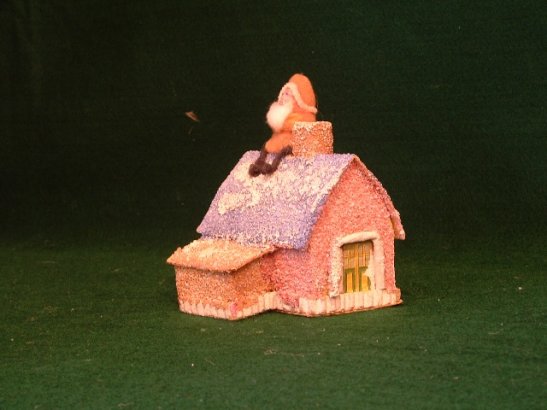 Antique Collectible Christmas Village Putz House
