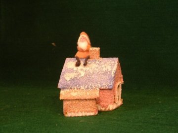 Antique Collectible Christmas Village Putz House