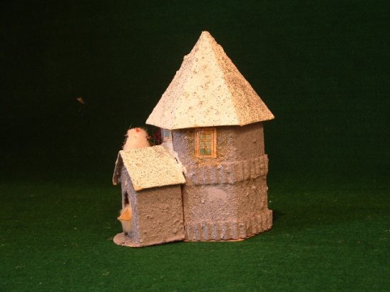 Antique Collectible Christmas Village Putz House