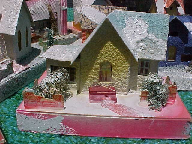 Pre WWI American made Christmas village house