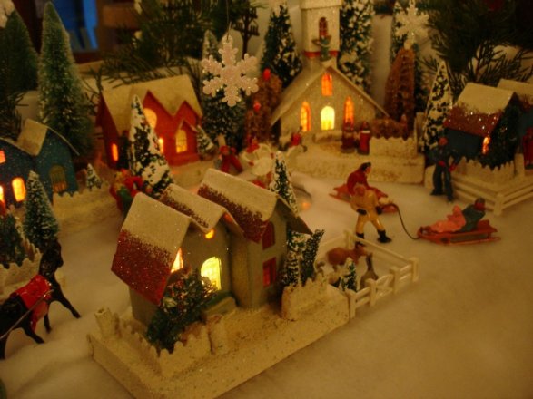 Xmas snow village