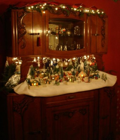 Made in Japan Christmas village houses