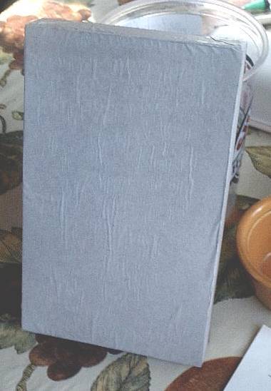 Christmas putz house base reconstruction